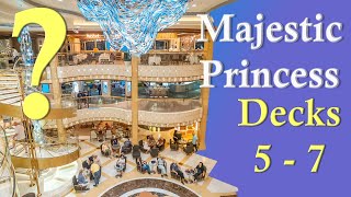 Tour Decks 57 Of Majestic Princess  The Mustwatch Video For An Amazing Onboard Experience ⚓️ [upl. by Abe]