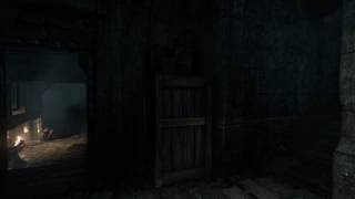 Video Game Ambience Asmr  Dark Cold Ally Way With Creaking Sounds White noise [upl. by Nylarat]