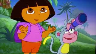 Dora The Explorer Dora And Boots Sees The Moon And The Little StarLittle Star Falls From The Sky [upl. by Tenney492]