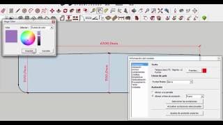 Como configurar cotas en sketchup facilmente [upl. by Harmon365]