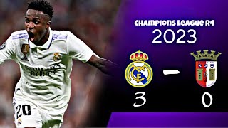 Real Madrid Vs Braga 30 Highlights 2023 [upl. by Launame]