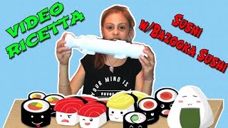 Video Ricetta  Sushi wBazooka Sushi [upl. by Namad]