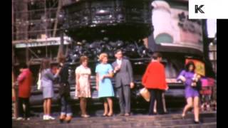 1960s London Home Movie Footage Piccadilly Circus Beatles Help [upl. by Wilsey]