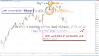 How to trade the January Effect  2014 Market ForecastAnalysisPrediction [upl. by Eelyab]