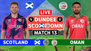 Scotland vs Oman ODI Live Scores  SCO vs OMN ODI Live Scores amp Commentary [upl. by Dennard]