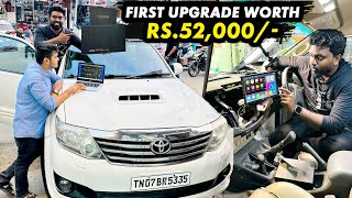 ₹52000 Worth Upgrade for Baby Arnold  Toyota Fortuner Infotainment  GP Road Chennai [upl. by Dosia]