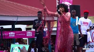 BEERA NANGE  Sheebah Karungi Live at Galaxy Zzina Beach Carnival Lido Resort Beach Entebbe [upl. by Sherline]