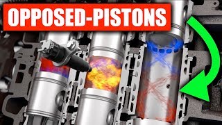 Opposed Piston Diesel Engines Are Crazy Efficient [upl. by Cavanagh]