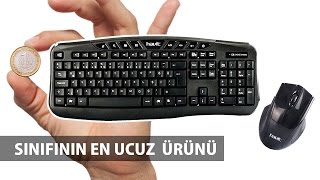 Havit HWK016 ★ Kablosuz Klavye Mouse Seti ★ Sınıfının En Ucuz Ürünü [upl. by Gaston]