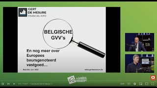 Webinar Vastgoed op de beurs  Belgische GVVs [upl. by Ive348]