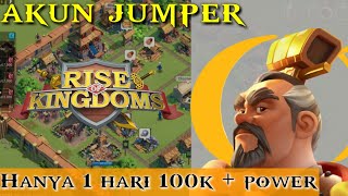 Tutorial Akun Jumper Rise of kingdoms terbaru 2024 [upl. by Micheil]