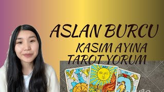 ASLAN BURCU  KASIM ayına TAROT tahmini 2024 ❤️❤️❤️ [upl. by Allen115]