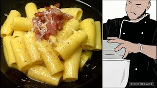 La VERA CARBONARA  ricetta facile e veloce  originale della carbonara romana [upl. by Slohcin]