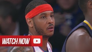 20140319  Carmelo Anthony Full Highlights vs Pacers  34 Pts 5 Assists [upl. by Aihc533]