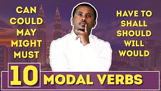 Modal Verbs  Can Could May Might Must Have to Shall Should Will Would [upl. by Tezil765]