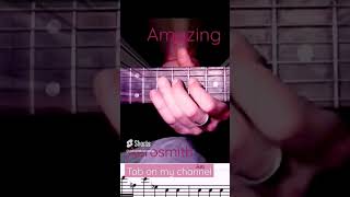 Amazing solo  Aerosmith guitarcover guitarsolo aerosmith joeperry amazing [upl. by Oregolac842]