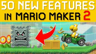 ALL 51 NEW FEATURES in SUPER MARIO MAKER 2  Trailer Analysis [upl. by Hecht]