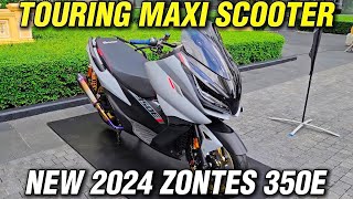 2024 New Touring Big Maxi Scooter Has Officially Launched With New Looks – ZONTES 350E Walkaround [upl. by Obe943]