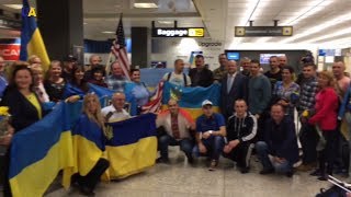 Ukrainian Veterans Take Part in US Marine Corps Marathon [upl. by Granese]