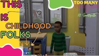 Sims 4 Time to Grow Up Ep 4 [upl. by Elleirda]