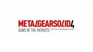 Metal Gear Solid 4 Guns of the Patriots Main Theme [upl. by Anayt379]