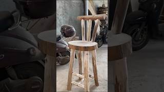 Wood branch chair handicraft handicraft woodworking handmade [upl. by Erreip]