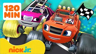 Blaze and the Monster Machines  Blazes beste RENNEN mit AJ 🏎  2 Stunden Compilation  Nick Jr [upl. by Amando]