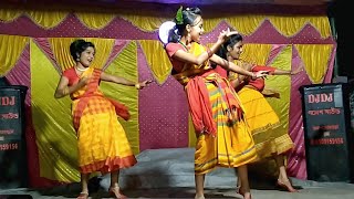 Pindare Polasher Bon  Ankita Bhattacharya  Bengali Folk Dance  Stage Show [upl. by Eirameinna242]