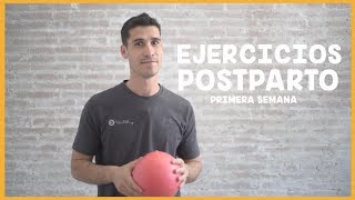 EJERCICIOS POSTPARTO EN CASA🤸🏽‍👉 PRIMERA SEMANAN 2019  Bhealthy  EJERCICIO POSTPARTO [upl. by Doi423]