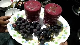 GRAPE JUICE  MOHIN IS KITCHEN IN TELUGU [upl. by Epoillac]