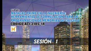 Curso de Mathcad para Ingeniería  Sesión 1 mathcad autocad ingenieria [upl. by Boehike]