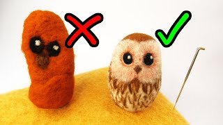 7 Common NEEDLE FELTING MISTAKES you might be making [upl. by Jauch673]