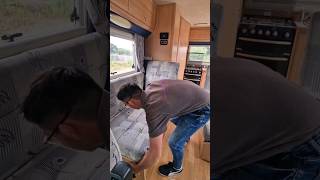 🛌THATS HOW TO MAKE A BED IN YOUR MOTORHOME🛌 vanlife [upl. by Natika]