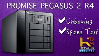 Promise Pegasus 2 R4 UnboxingSpeed Test [upl. by Burck364]