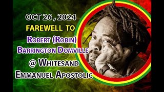 ROBERT ROBIN BARRINGTON DOMVILLE HOME GOING SERVICE [upl. by Alaet]