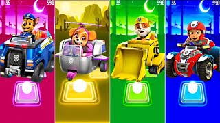 Paw Patrol 🔥 Chase 🆚 Skye 🆚Rubble 🆚 Ryder in Tiles Hop EDM Rush [upl. by Noicpecnoc881]