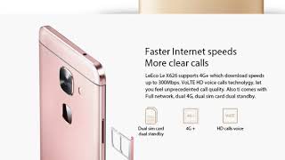 LeTV Leeco Le S3 X626 5 5 Inch 4GB RAM 32GB ROM MTK6797 Helio X20 Deca Core 4G Smartphone [upl. by Browne387]