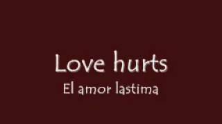 Nazareth  Love hurts Lyrics  TRADUCIDA AL ESPAÑOL [upl. by Enortna]