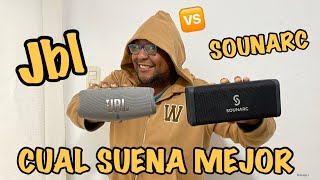 JBL CHARGE 5 🆚 SOUNARC M1  con cual TE QUEDARÍAS TÚ [upl. by Nolyaw]