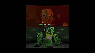 Minecraft Mobs Overworld Vs Minecraft Mobs Nether Part 2 shorts edit [upl. by Assili856]