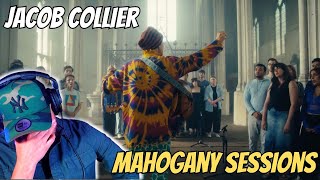 Jacob Collier  Little Blue  Mahogany Sessions  Vocalist From The UK Reacts [upl. by Maker893]