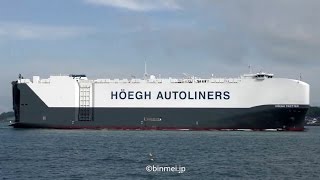 HOEGH TROTTER  Höegh Autoliners 6th New Horizon class vehicles carrier [upl. by Nnylylloh565]