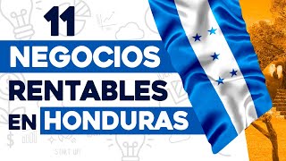 ✅ 11 Ideas de Negocios Rentables en Honduras con Poco Dinero 🤑 [upl. by Skardol881]