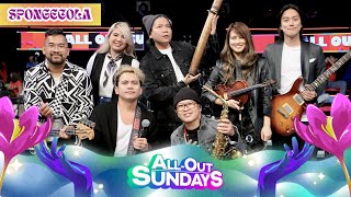 AOS barkada and Spongecola jam for an allout Spongecola medley  AllOut Sundays [upl. by Walworth349]