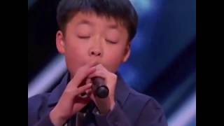 Xie Hua Piao Piao in Americans Got Talent [upl. by Ordnazil]