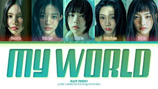 ILLIT 아일릿 My World Lyrics Color Coded Lyrics [upl. by Kippar]