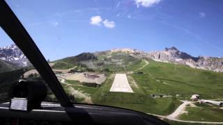 Courchevel airport landing HD [upl. by Roseline]