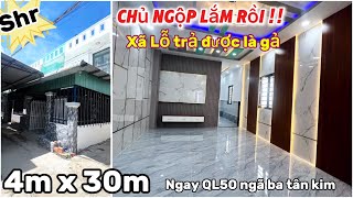 Đóng Lãi Hết Nổi Bán luôn căn Nhà 4x30m Shr⛔cách QL50 chỉ 200m nhà giá rẻ gần Bình Chánh nhất [upl. by Jorgensen339]