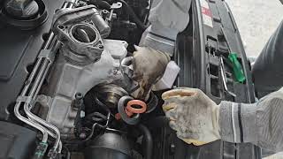 Audi A3 BKD Throttle Body Replace [upl. by Ellienad727]