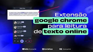 Extensão do Google Chrome para Leitura de Textos online Grátis [upl. by Aicela]